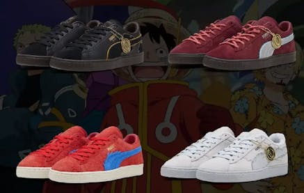One Piece x Puma Suede Sneakers