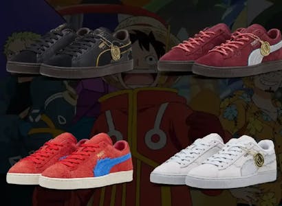 One Piece x Puma Suede Sneakers