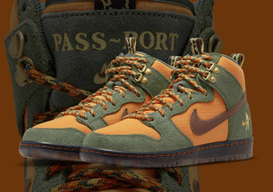 PASSPORT x Nike SB Dunk High Workboot Foto 1