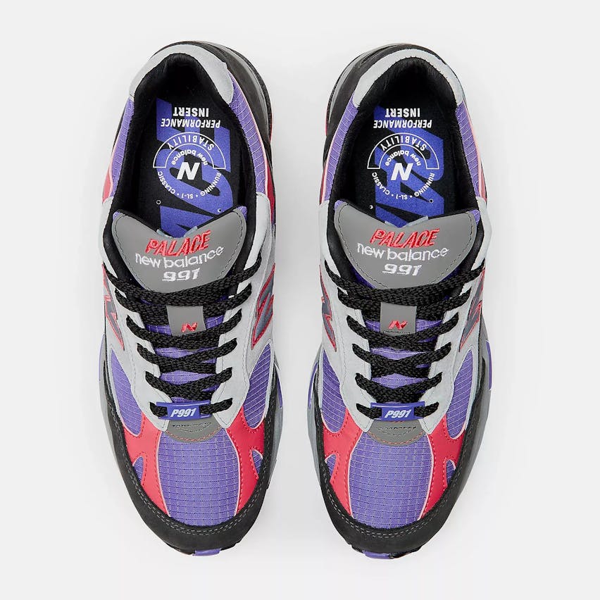 Palace x New Balance 991 Made in UK Ultra Violet Foto 3