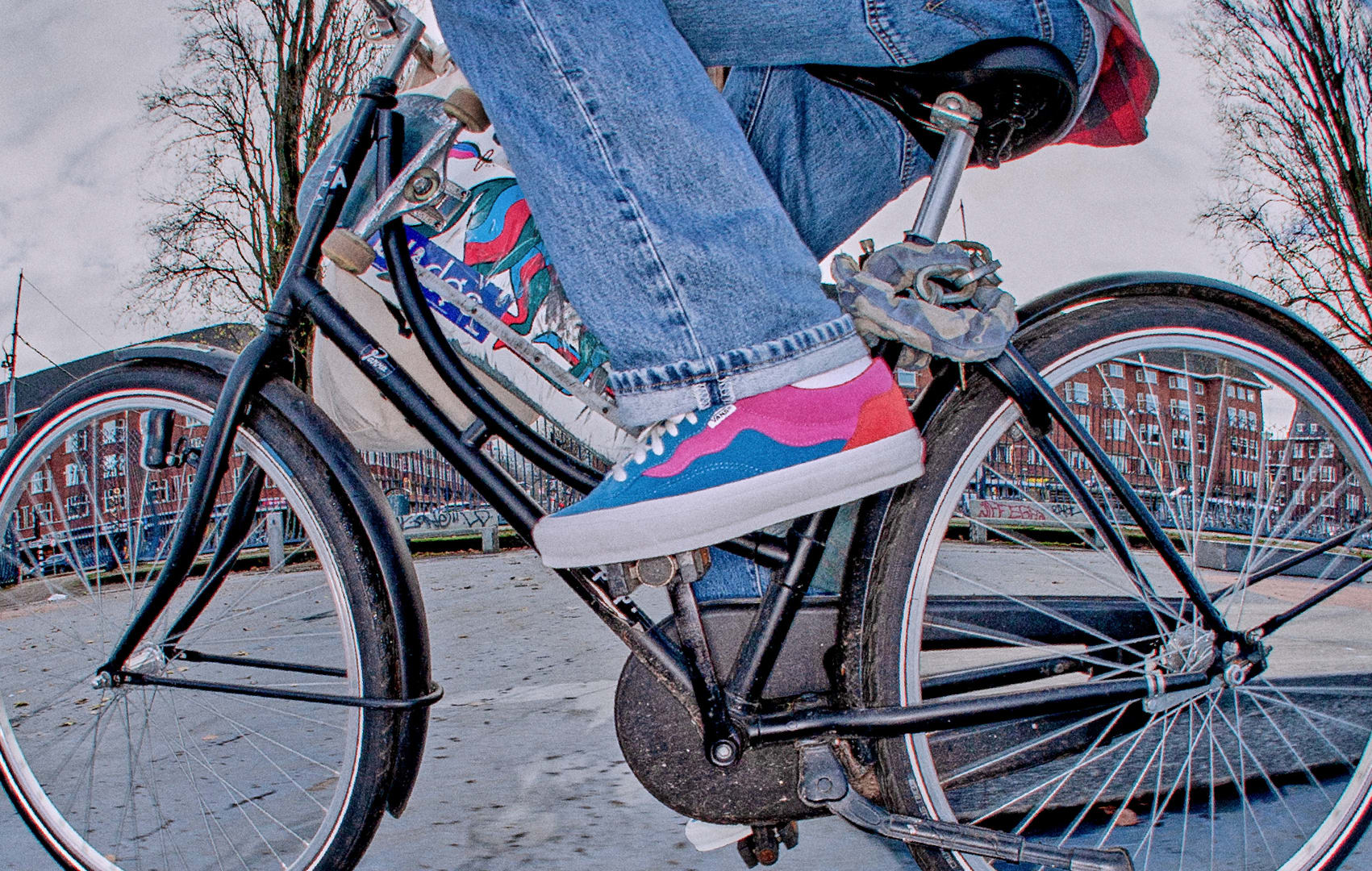 Parra x Vans OTW Old Skool 36 Midnight Carmin