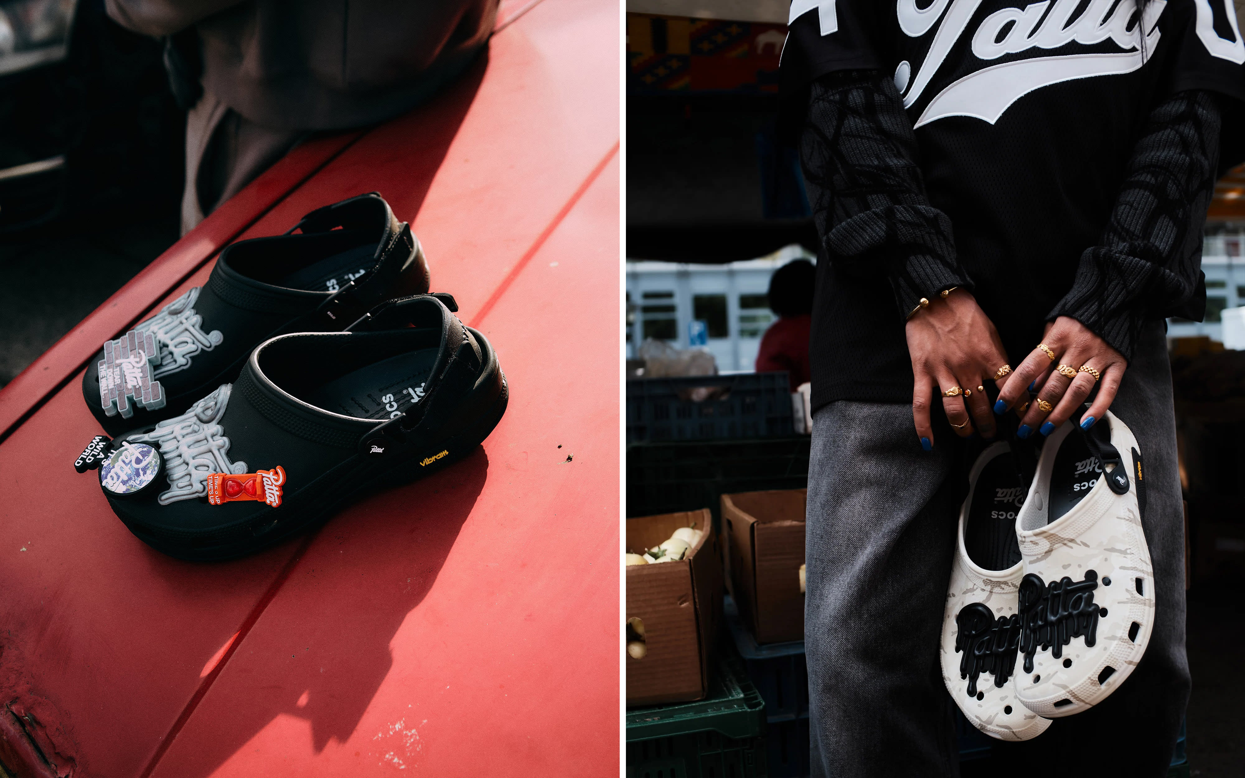 Patta en Crocs komen met een onverwachte collab op vrijdag 18 september droppen twee Classic EXP Clogs