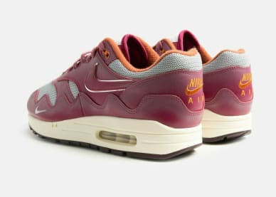 Patta x Nike Air Max 1 Rush Maroon Foto 5