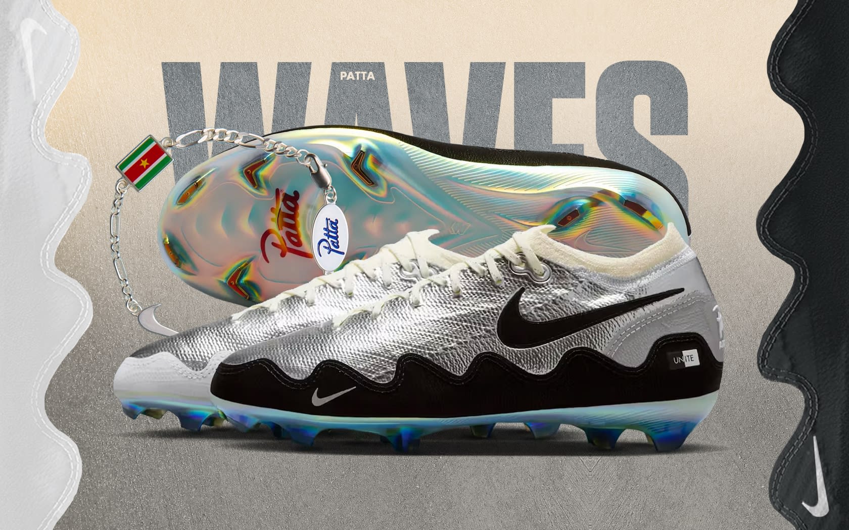 Patta x Nike Mercurial Zoom Vapor 16 Elite FG Waves Pack Chrome FOTO 1