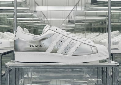 Prada en Adidas komen deze maand met drie Superstar releases