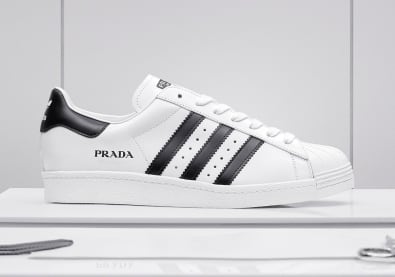 Prada en Adidas komen deze maand met drie Superstar releases