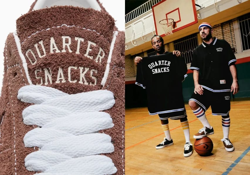 Quartersnacks x Converse sneaker foto 1