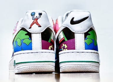 De eerste foto's van de Ruohan Wang x Nike Air Force 1 Low collab!