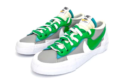 Sacai Nike Blazer Low Classic Green Foto 2