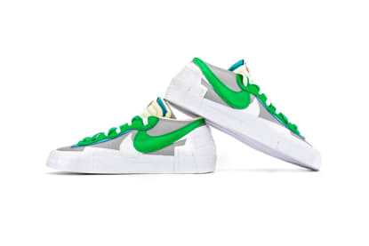 Sacai Nike Blazer Low Classic Green Foto 3