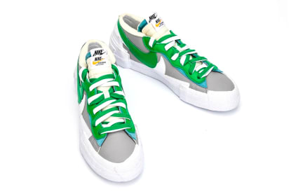 Sacai Nike Blazer Low Classic Green Foto 4