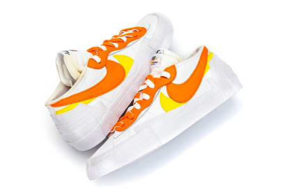 Sacai Nike Blazer Low Magma Orange Foto 4