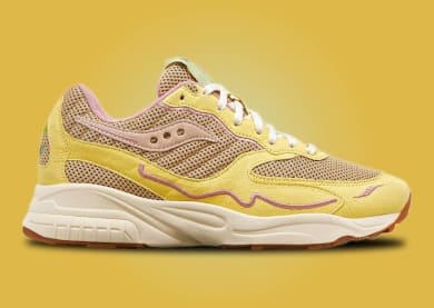 Saucony 3 D Grid Hurricane Mushroom Tan Light Yellow Foto 1