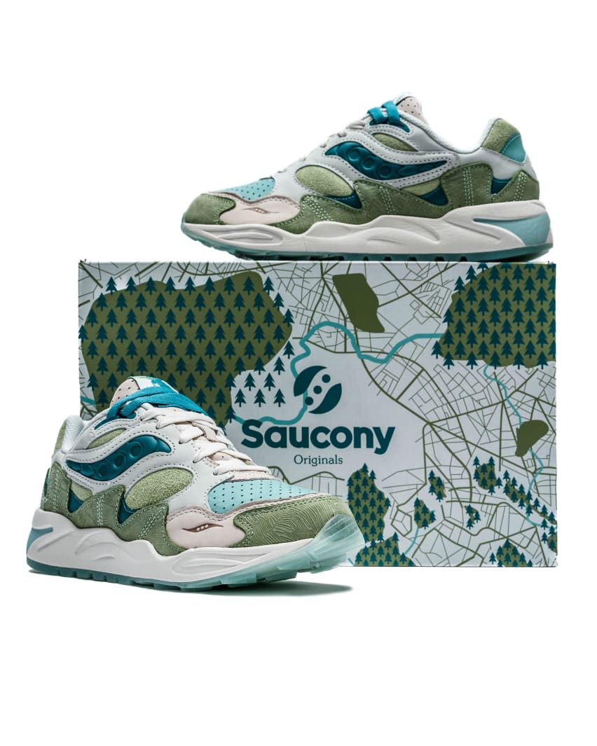 Saucony OG Grid Shadow 2 Green Tan Foto 6