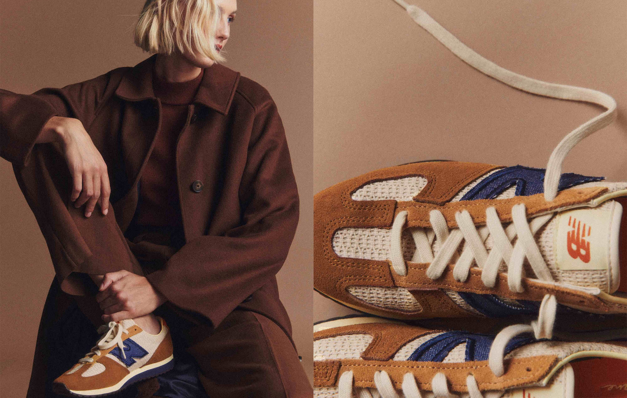 Sezane x New Balance 471 Linen