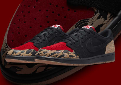 Sole Fly x Air Jordan 1 Low Carnivore Foto 1