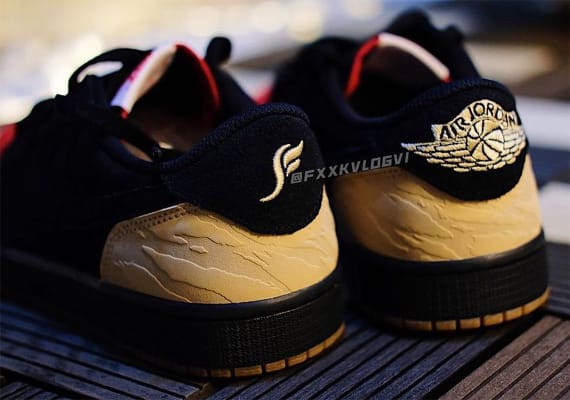 Sole Fly x Air Jordan 1 Low Foto 4