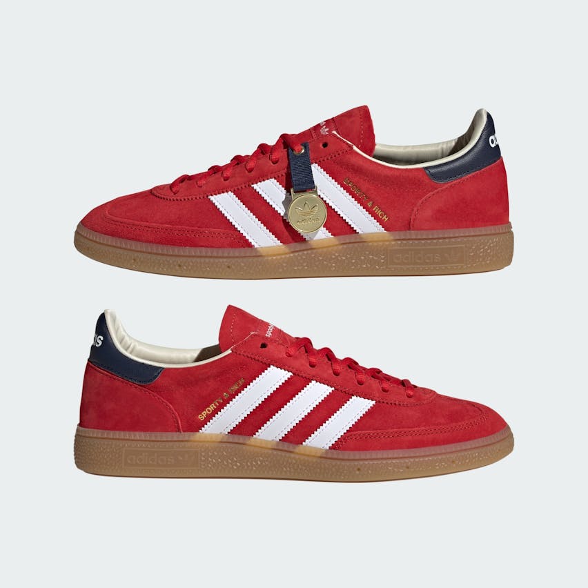 Sporty Rich x Adidas Handball Spezial Collegiate Red Foto 4