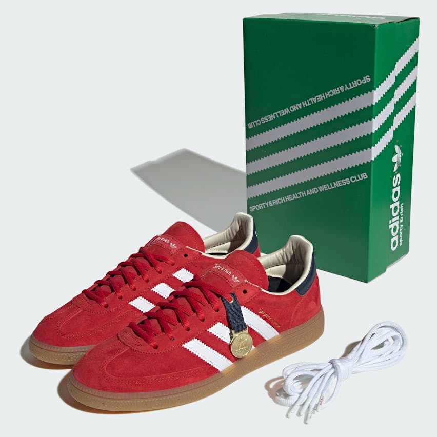 Sporty Rich x Adidas Handball Spezial Collegiate Red Foto 5