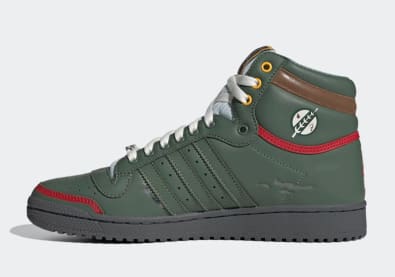 Boba Fett van Star Wars krijgt zijn eigen Adidas Top Ten Hi