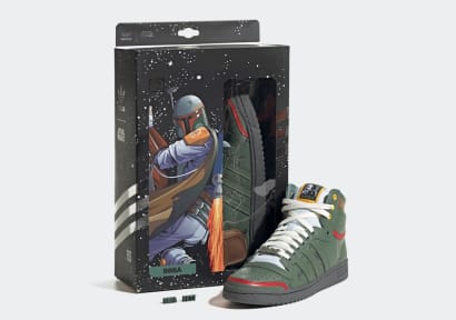 Boba Fett van Star Wars krijgt zijn eigen Adidas Top Ten Hi