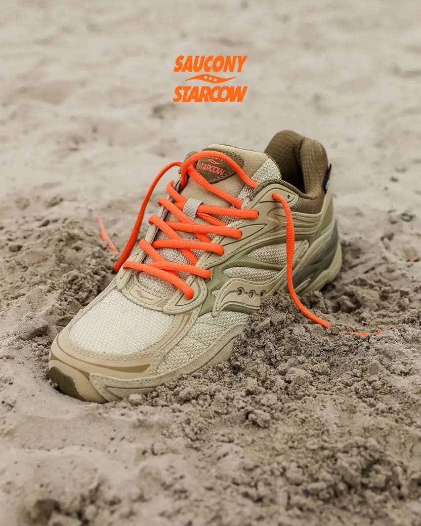 Starcow x Saucony Pro Grid Omni 9 Armor Desert Foto