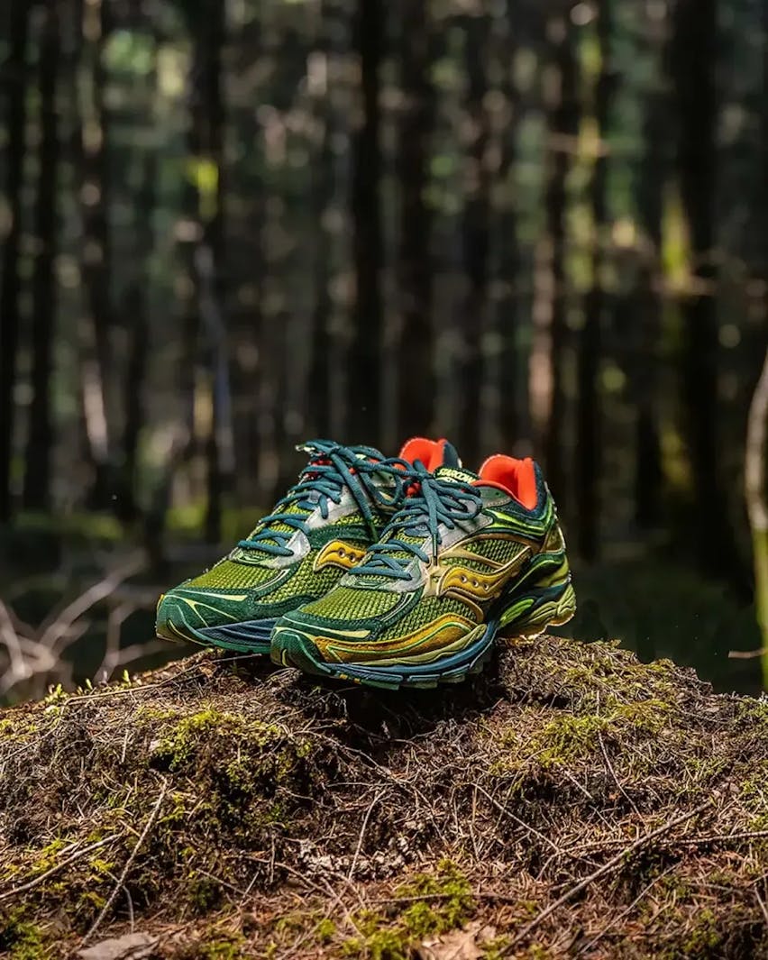 Starcow x Saucony Pro Grid Omni 9 Green Orange Foto BLOG 3