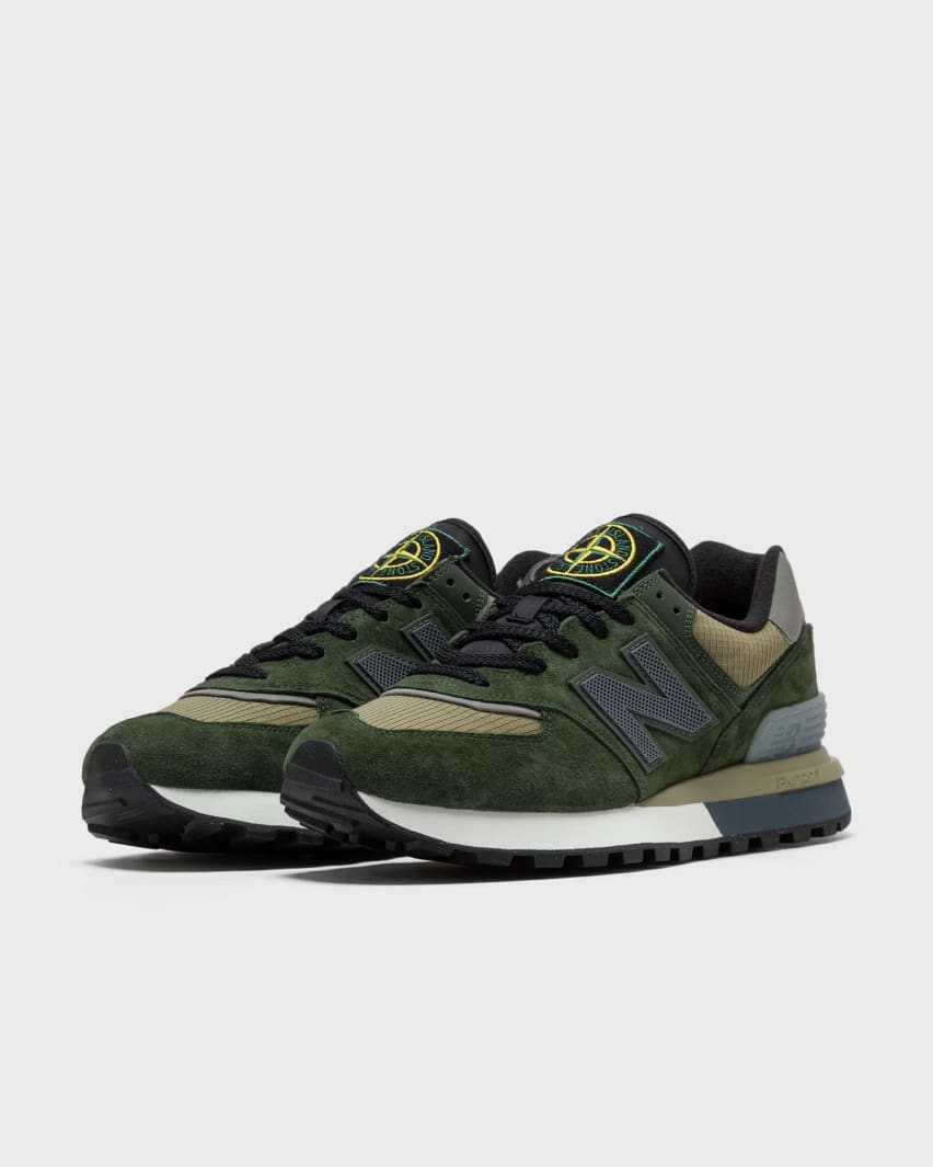 Stone Island x New Balance 574 Dark Green Foto 2