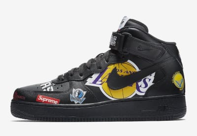 Supreme x Nike Air Force 1 Mid ’07 Black