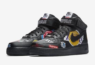 Supreme x Nike Air Force 1 Mid ’07 Black