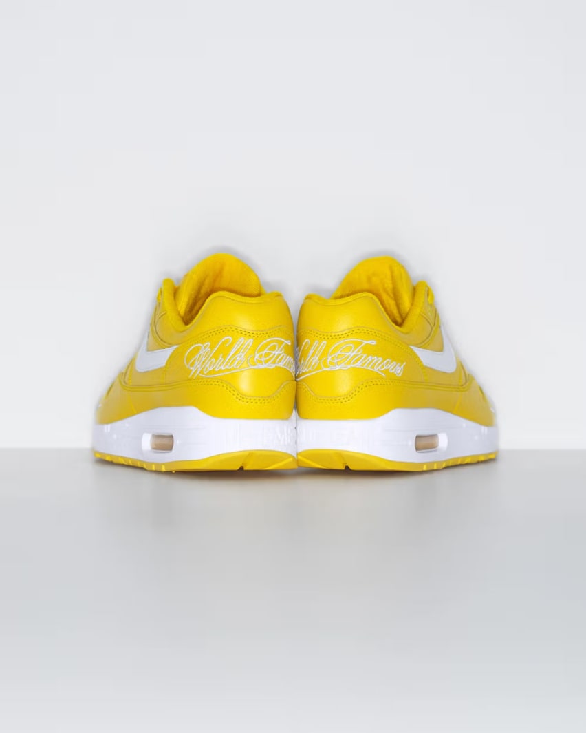 Supreme x Nike Air Max 1 Speed Yellow Foto 5