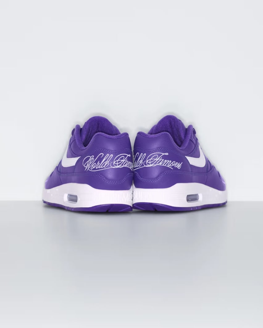 Supreme x Nike Air Max 1 Varsity Purple Foto 5