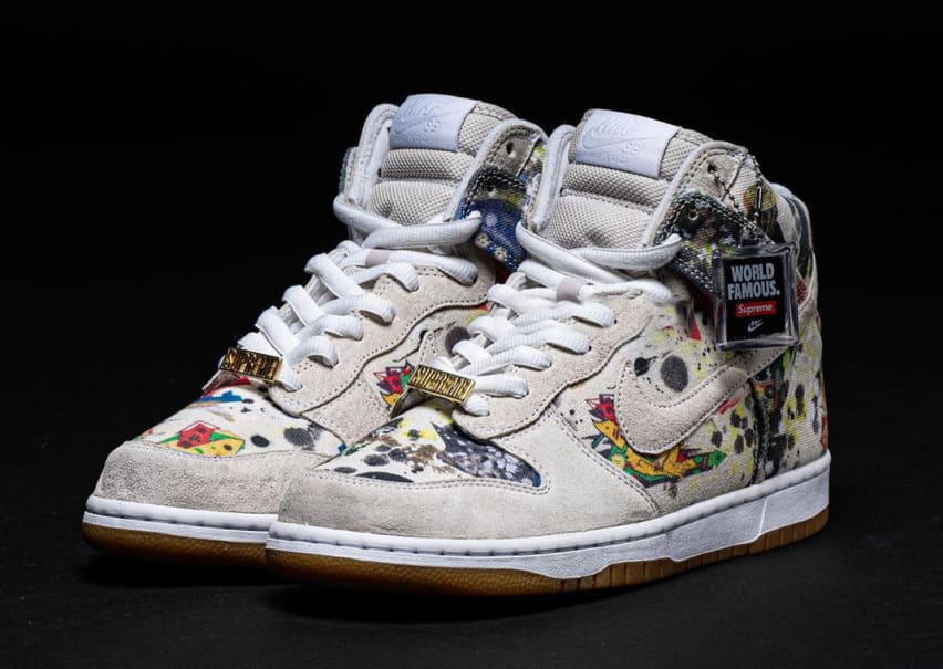 Supreme x Nike SB Dunk High Rammellzee Foto 1