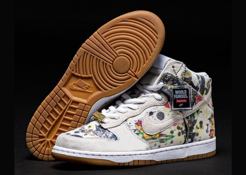 Supreme x Nike SB Dunk High Rammellzee Foto 3