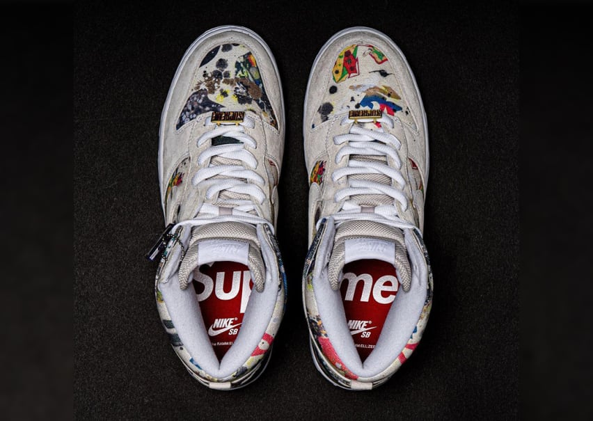 Supreme x Nike SB Dunk High Rammellzee Foto 5