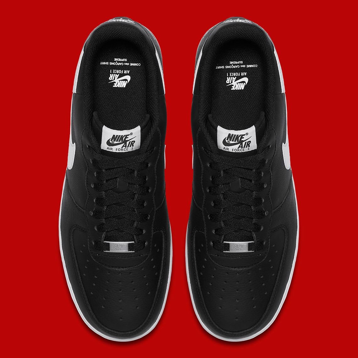 Supreme, COMME des Garçons SHIRT en Nike komen met Air Force 1 “Split Swoosh”