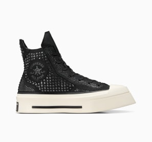 Swarovski x Converse Chuck 70 De Luxe Squared Black Foto 1