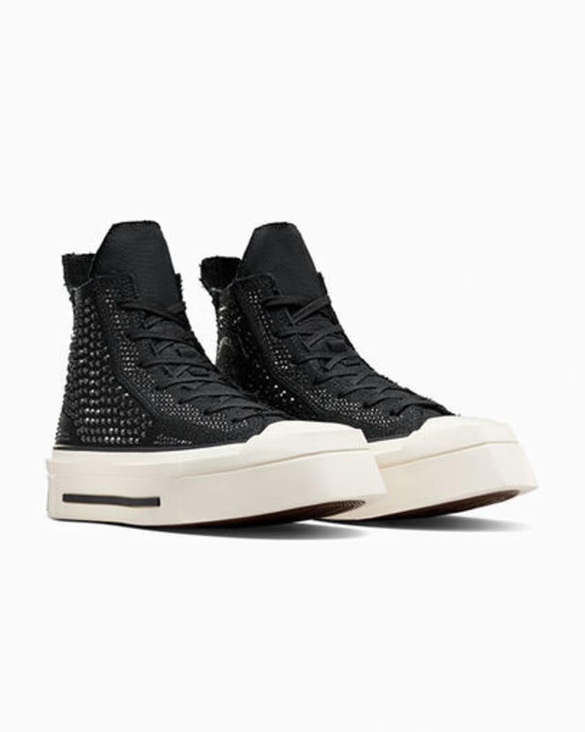 Swarovski x Converse Chuck 70 De Luxe Squared Black Foto 3