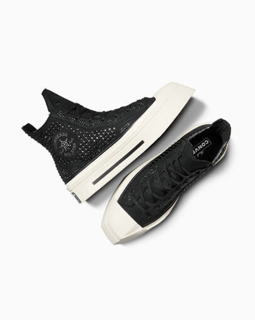 Swarovski x Converse Chuck 70 De Luxe Squared Black Foto 4