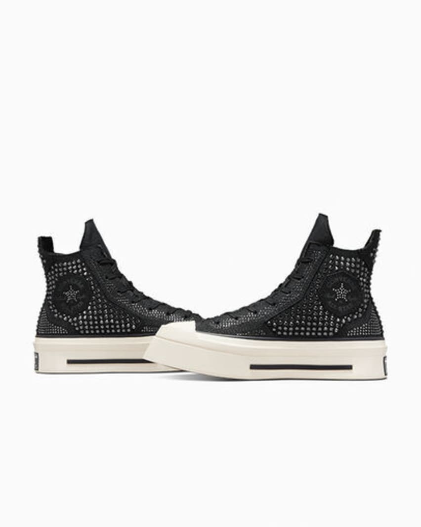 Swarovski x Converse Chuck 70 De Luxe Squared Black Foto 5