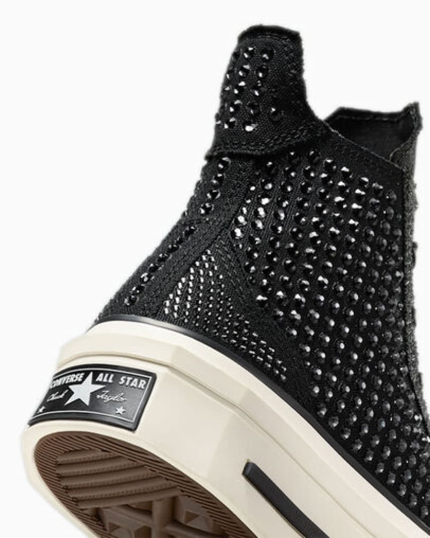 Swarovski x Converse Chuck 70 De Luxe Squared Black Foto 7