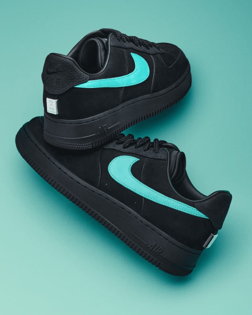 Tiffany Co x Nike Air Force 1 Black Foto 3