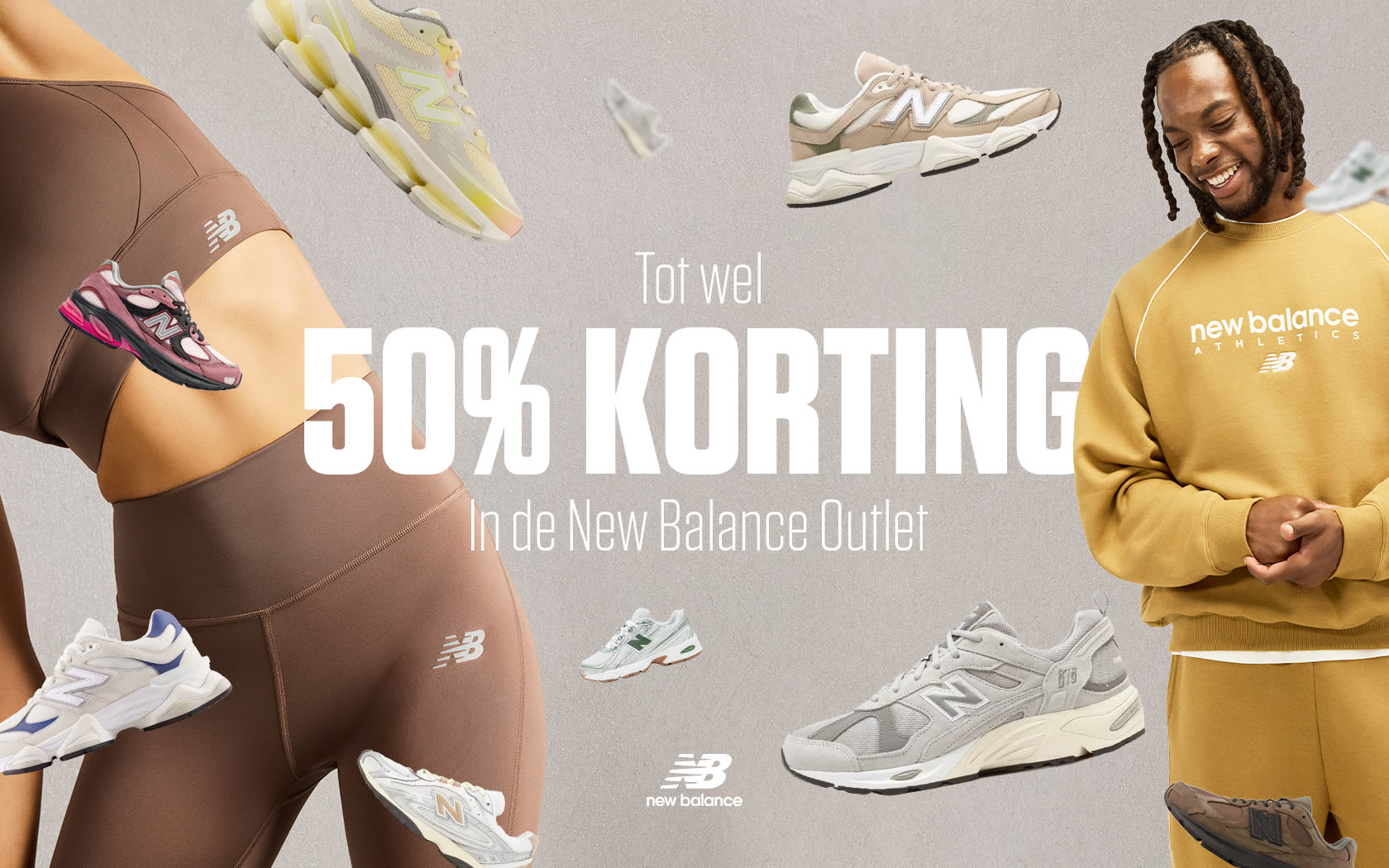 Tijdelijk tot 50 korting bij New Balance