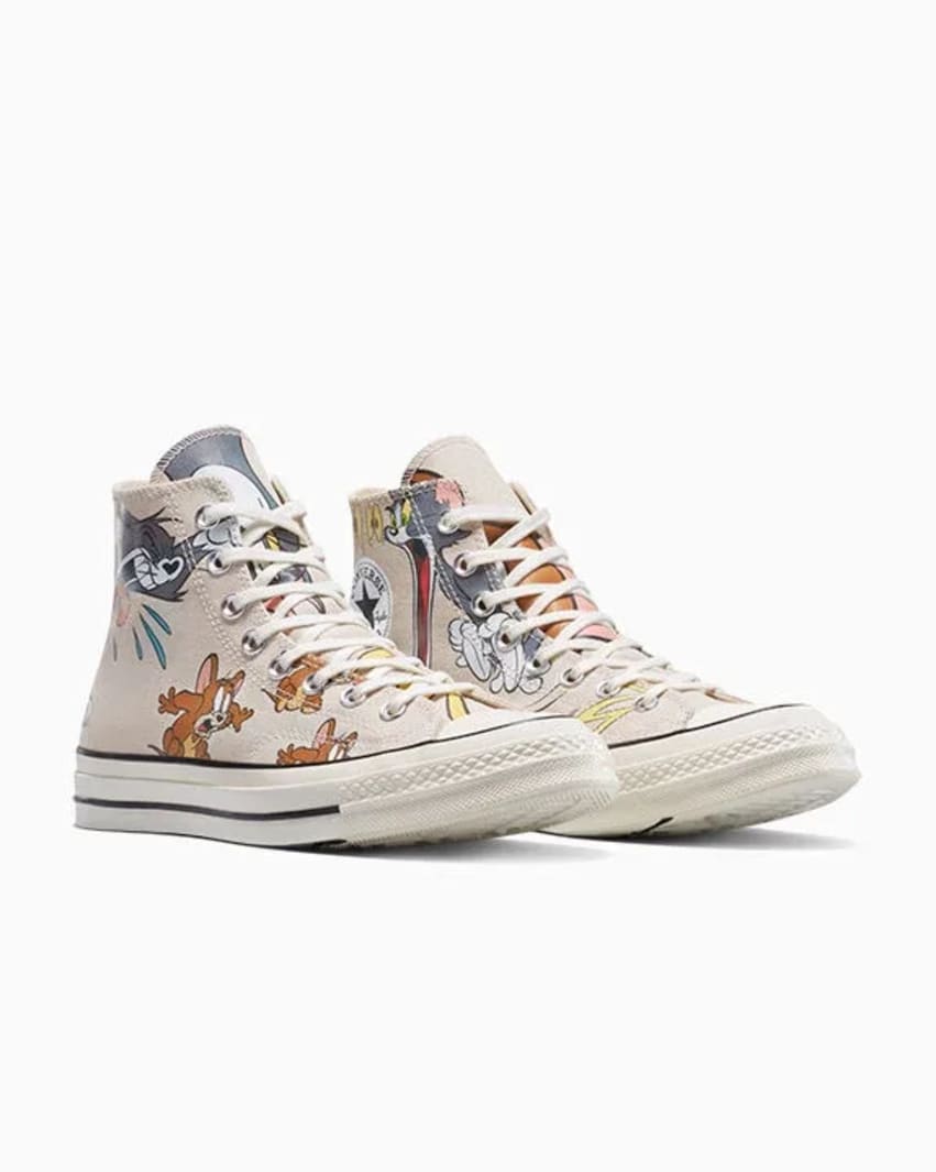 Tom and Jerry x Converse Chuck 70 Grey Egret Foto 1