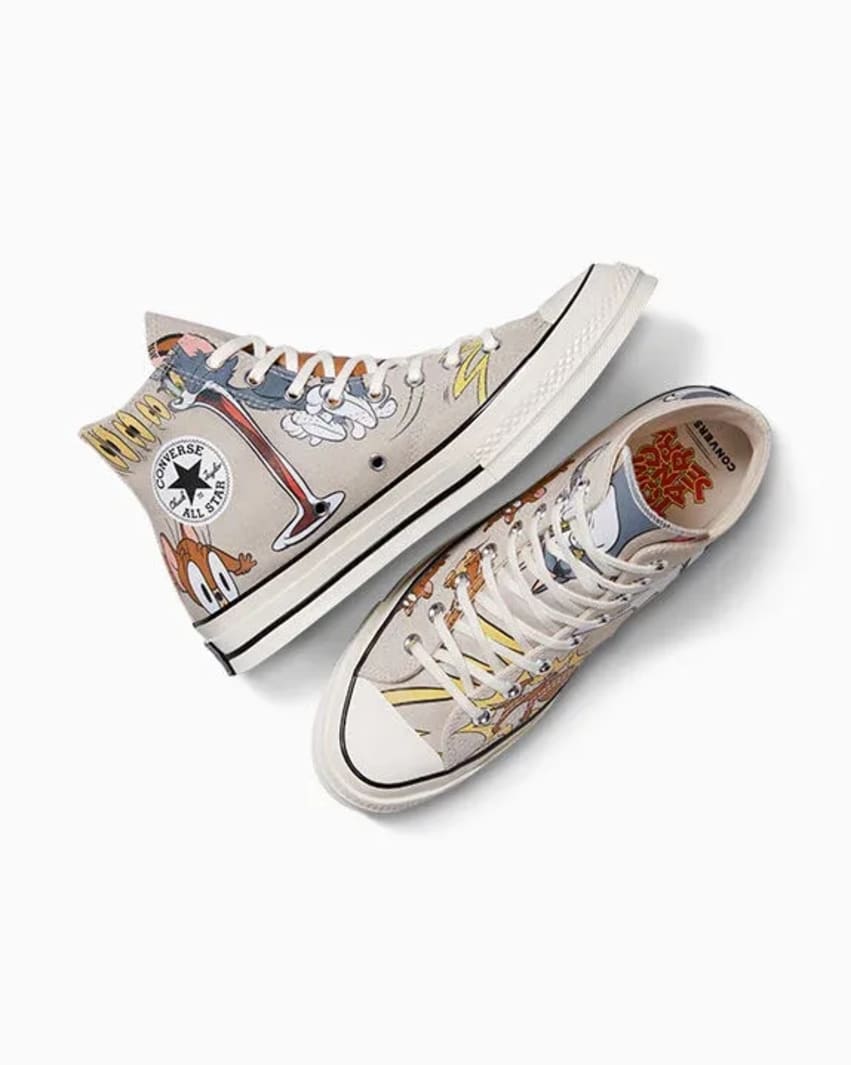 Tom and Jerry x Converse Chuck 70 Grey Egret Foto 2