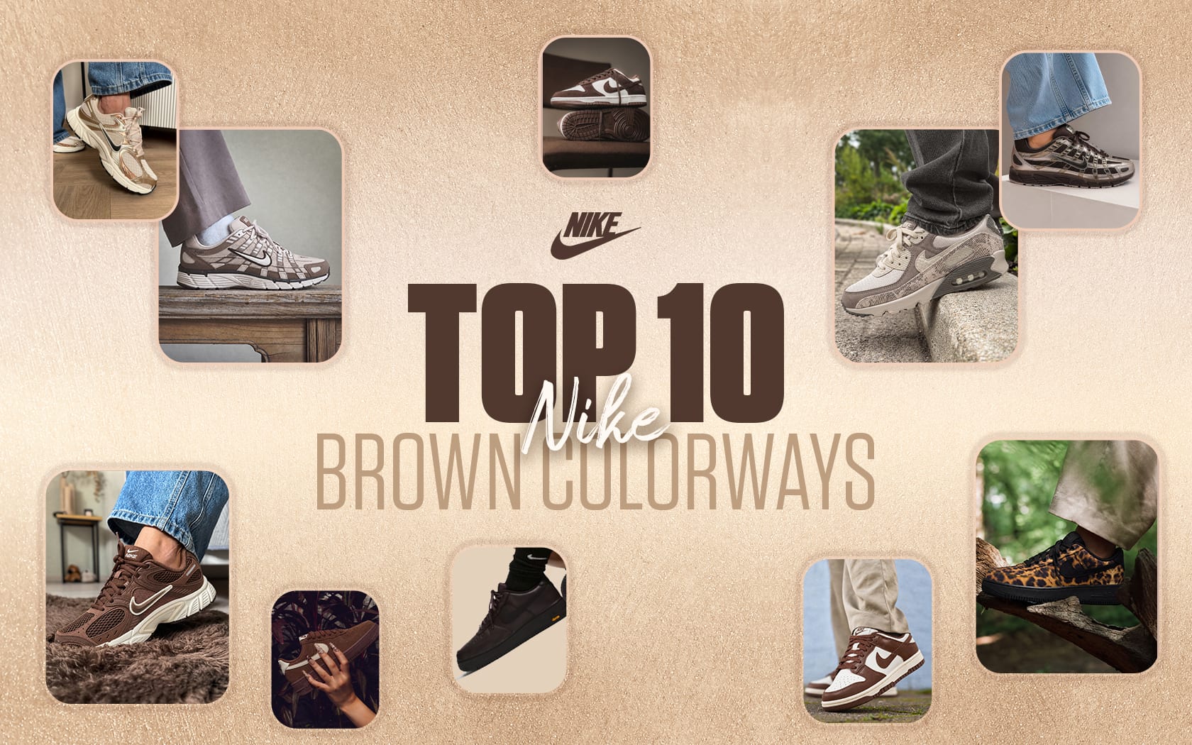 Top10 Bruine Nike sneakers