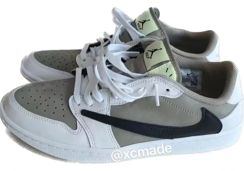 Travis Scott x Air Jordan 1 Low OG Golf Foto 2