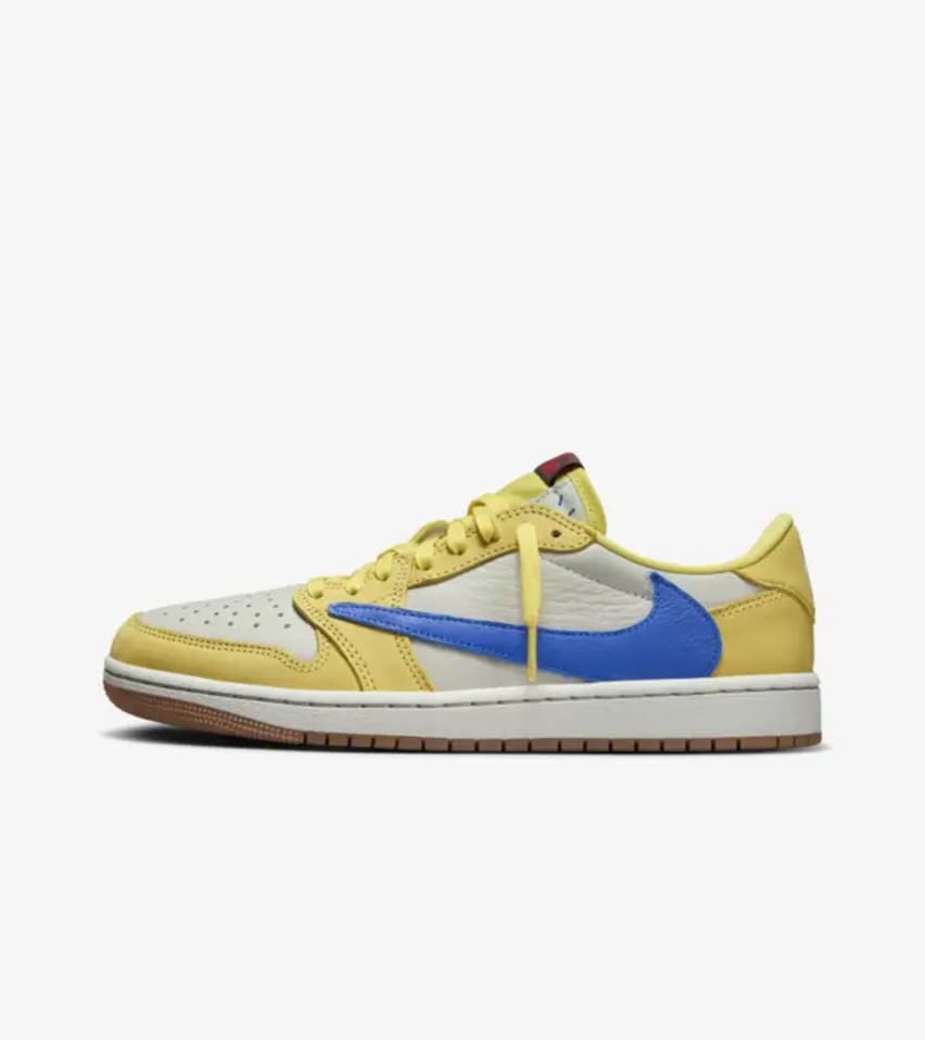 Travis Scott x Air Jordan 1 Low OG Wmns Canary Foto 1