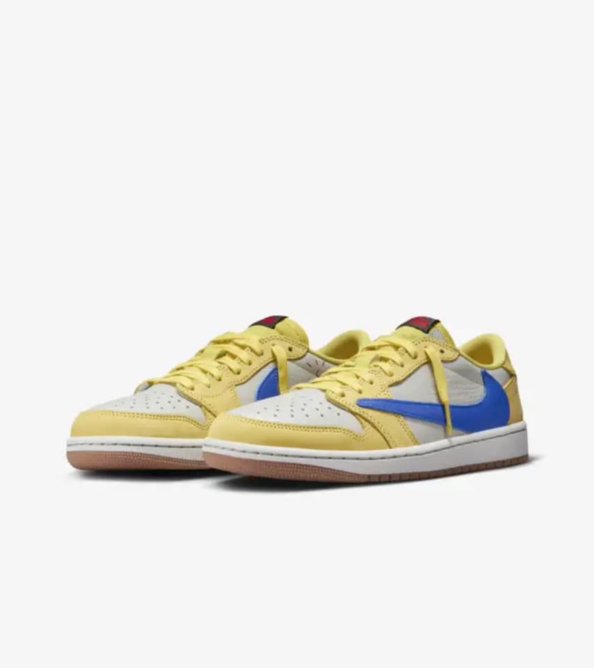 Travis Scott x Air Jordan 1 Low OG Wmns Canary Foto 5