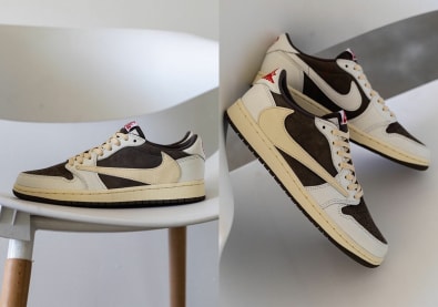 Travis Scott x Air Jordan 1 Low Reverse Mocha Foto 10